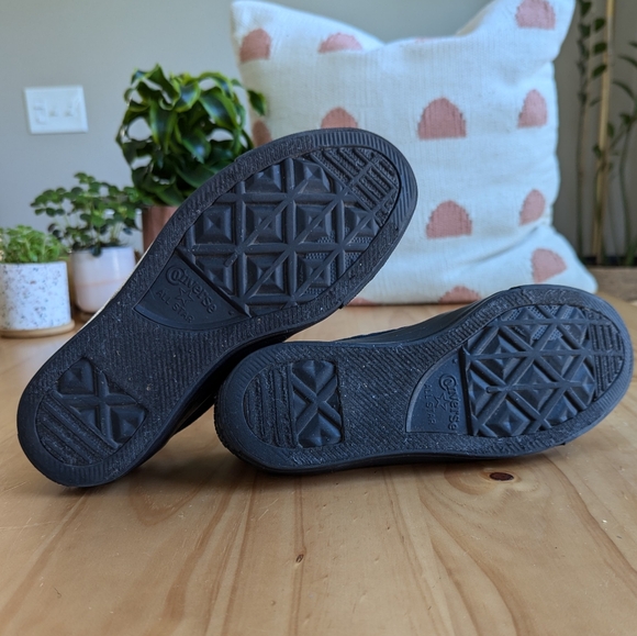 Converse Black Monochrome Chuck Taylor All Star Low Tops - Men's 5/Women's 7 - Picture 8 of 9